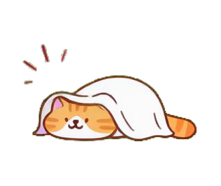 おばけになったねこ