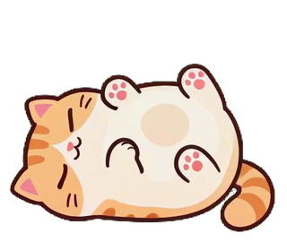 仰向けでくつろぐじともち猫